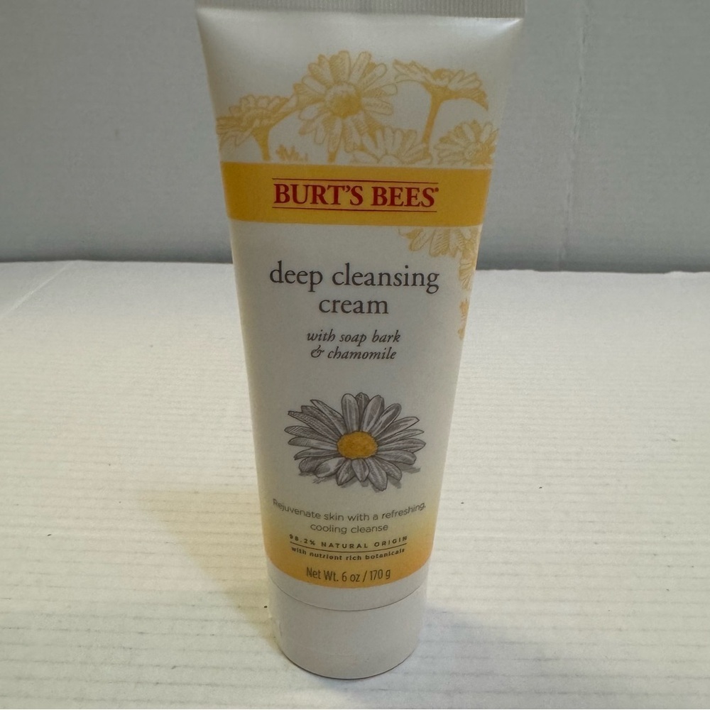 BURT'S BEES DEEP CLEANSING CREAM 6 OZ